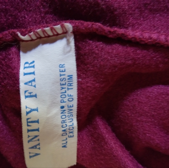 Vintage Long Mid Century Modern Vanity Fair Made in USA Robe - Picture 3 of 5